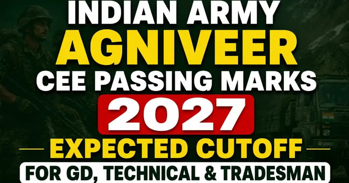 indian-army-agniveer-cee-passing-marks-2027-expected-cutoff Agniveer Cutoff Expected Soon – Check Minimum Passing Marks | Sarkari Rank