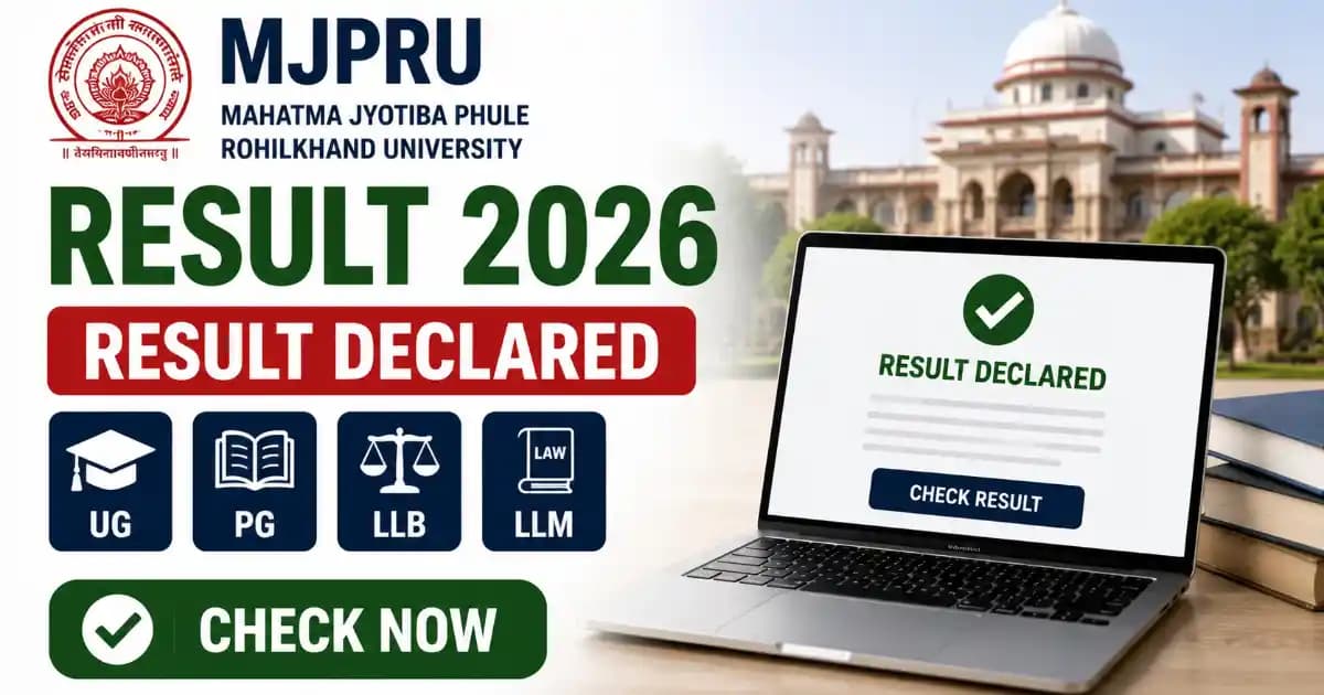 mjpru-result-2026-for-ug-pg-courses MJPRU Result 2026 – UG, PG, LLB & LLM Results Declared | Exam Khiladi